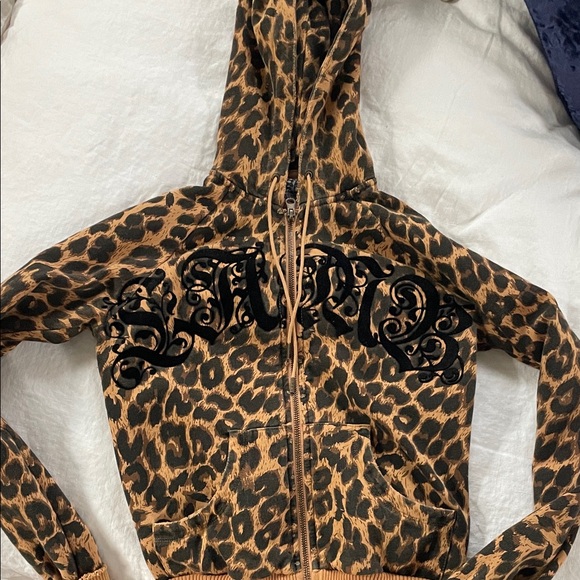 L.A.M.B. Leopard Print Sweater with Black Accents,New Products : American Fashion Style Bags On Sale